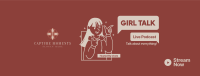 Girl Talk Facebook Cover Image Preview