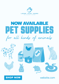 Quirky Pet Supplies Poster