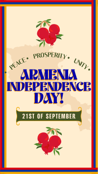 Pomegranate Armenia Day Instagram Reel Image Preview