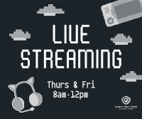 New Streaming Schedule Facebook Post