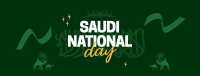 Saudi National Day Facebook Cover Image Preview