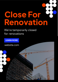 Temporary Home Renovation Flyer