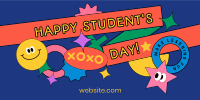 Student's day Stickies Twitter Post