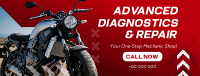 Motorcycle Advance Diagnostic and Repair Facebook Cover Design