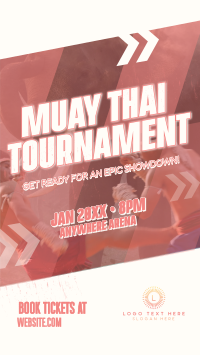 Muay Thai Tournament TikTok Video Design