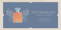 New Fragrance Elegant Twitter Post Design