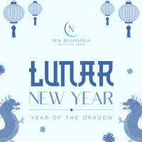 Lucky Lunar New Year Instagram Post Image Preview