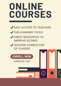 Online Courses Flyer