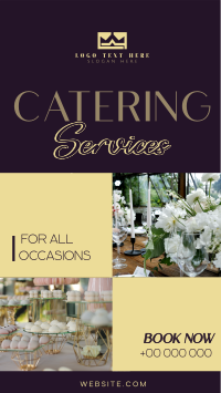 Elegant Catering Service Facebook Story