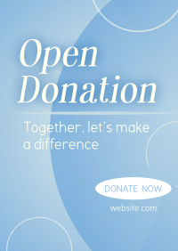 Together, Let's Donate Flyer