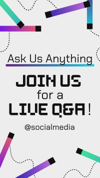 Generic Live Q&A Facebook Story