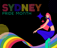 Sydney Pride Month Greeting Facebook Post