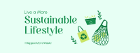 Sustainable Living Facebook Cover