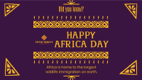 Decorative Africa Day Facebook Event Cover