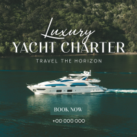Luxury Yacht Charter Linkedin Post