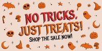 Trick or Treat Sale Twitter Post