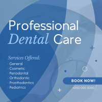 Professional Dental Care Services Linkedin Post