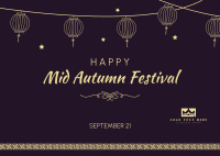 Mid Autumn Festival Postcard