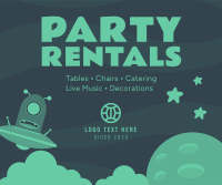 Party Rentals For Kids Facebook Post