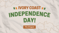 Ivory Coast Independence Day Animation example 2