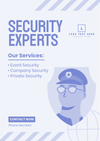 Security Experts Services Poster