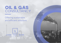 Oil and Gas Consultancy Postcard