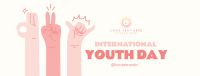 Hand Sign Of The Youth Facebook Cover Design