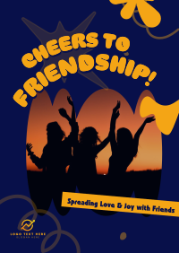 Abstract Friendship Greeting Flyer