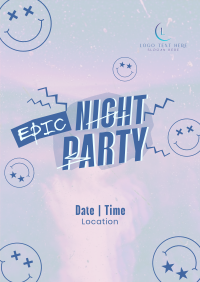 Epic Night Party Poster