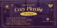 Cozy Comfy Music Twitter Post