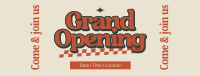 Vintage Grand Opening Facebook Cover