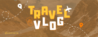 Simple Fun Travel Vlog Facebook Cover