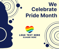 We Celebrate Pride Month Facebook Post