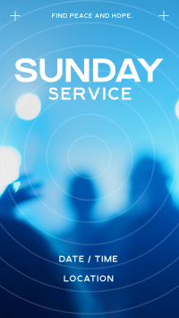 Sunday Service Instagram Story