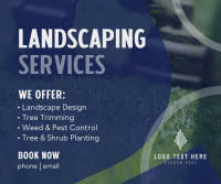 Professional Landscaping Facebook Post