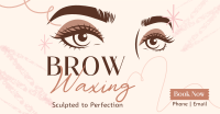 Eyebrow Waxing Service Facebook Ad