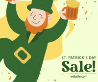 St. Patrick's Greeting Promo Sale Facebook Post