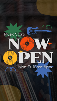 Vinyl Store Now Open Instagram Reel Image Preview