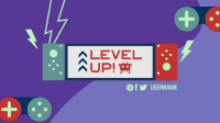 Gamer Level Up YouTube Banner