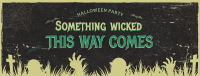 Wicked Halloween Party Facebook Cover Image Preview