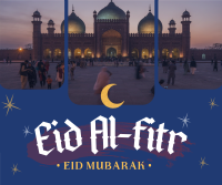 Modern Eid Al Fitr Facebook Post