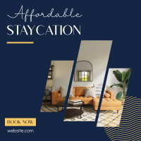 Affordable Staycation Instagram Post Image Preview