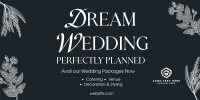 Dream Wedding Planner Twitter Post