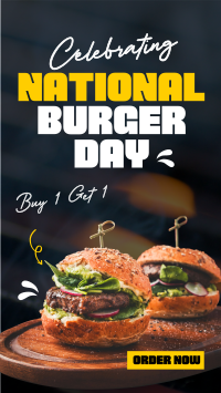 National Burger Day Celebration Instagram Story