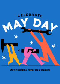 May Day Walks Poster Design