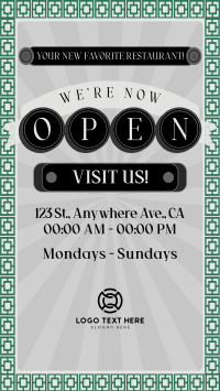 Vintage Asian Now Open Instagram Reel Image Preview