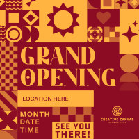 Grand Opening Blocks Instagram Post Image Preview