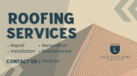 Expert Roofing Services Animation