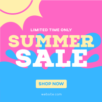 Summer Sale Splash Instagram Post