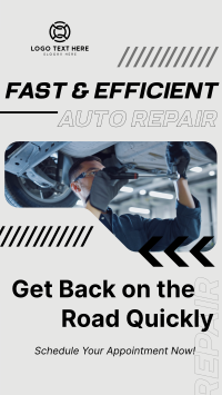 Modern Auto Repair Professional Mechanic Instagram Reel Image Preview